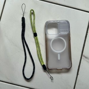 Tech21 FlexMax iPhone 14 Pro case with camera lens protector